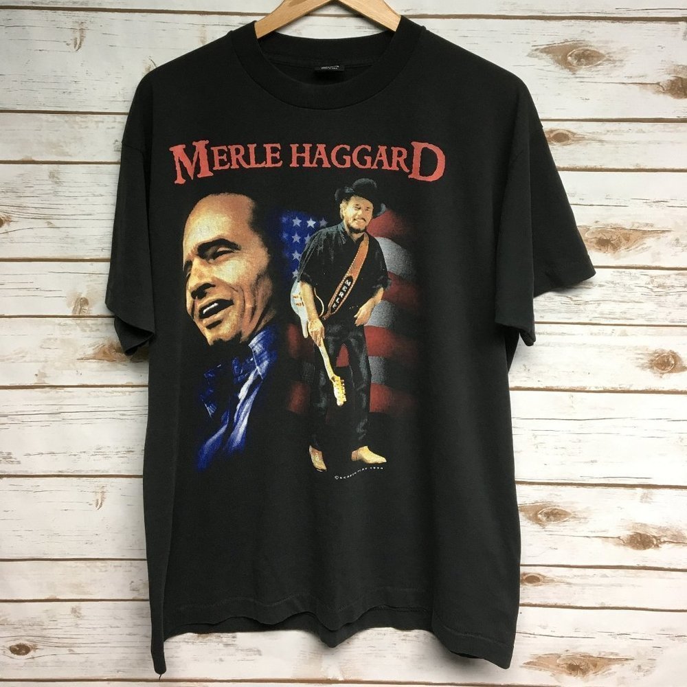 Vintage 1994 Merle Haggard Tshirt Country Music Shirt